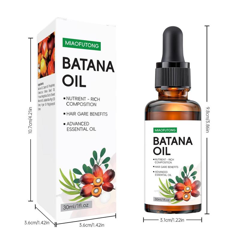 Batana Oil Hair Care Serum, 2 Counts Nourish Scalp & Detox for Strong & Healthy Hair, Hair Care Products for Women & Men