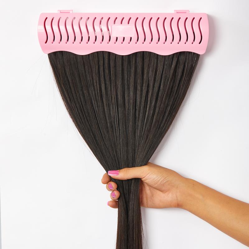 LUVME Hair Extension Holder and Hanger to Hold Clip-In,Tape-In,Bundles,Washing Coloring and Blow-Drying Haircare