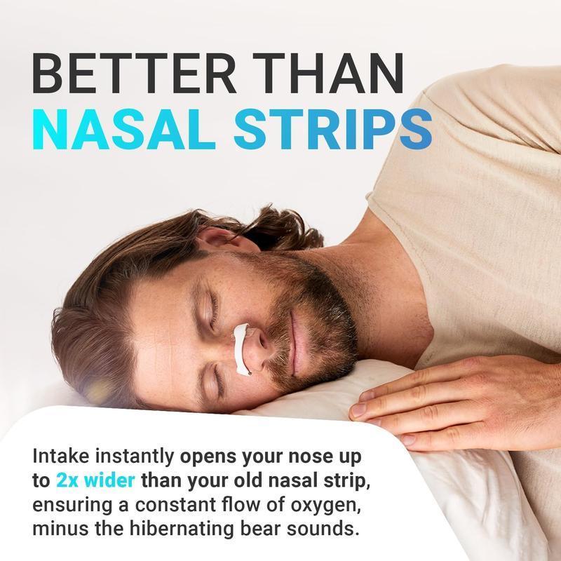 Breathing Nasal Strip Starter Kit (15 Count) - Boost Oxygen Intake, Reduce Snoring, Improve Sleep Quality - Sweat Resistant, Skin Safe Nasal Strips - Extra Strength Snoring Solution