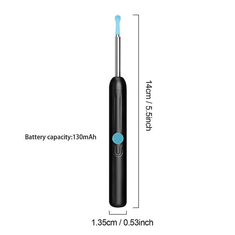 Spring Ear Wax Removal Tool with Camera, 1 Set Portable Type-c Rechargeable Ear Cleaner, Waterproof Endoscope Ear Cleaning Tool, Birthday Party Gifts, Halloween, Christmas Gift