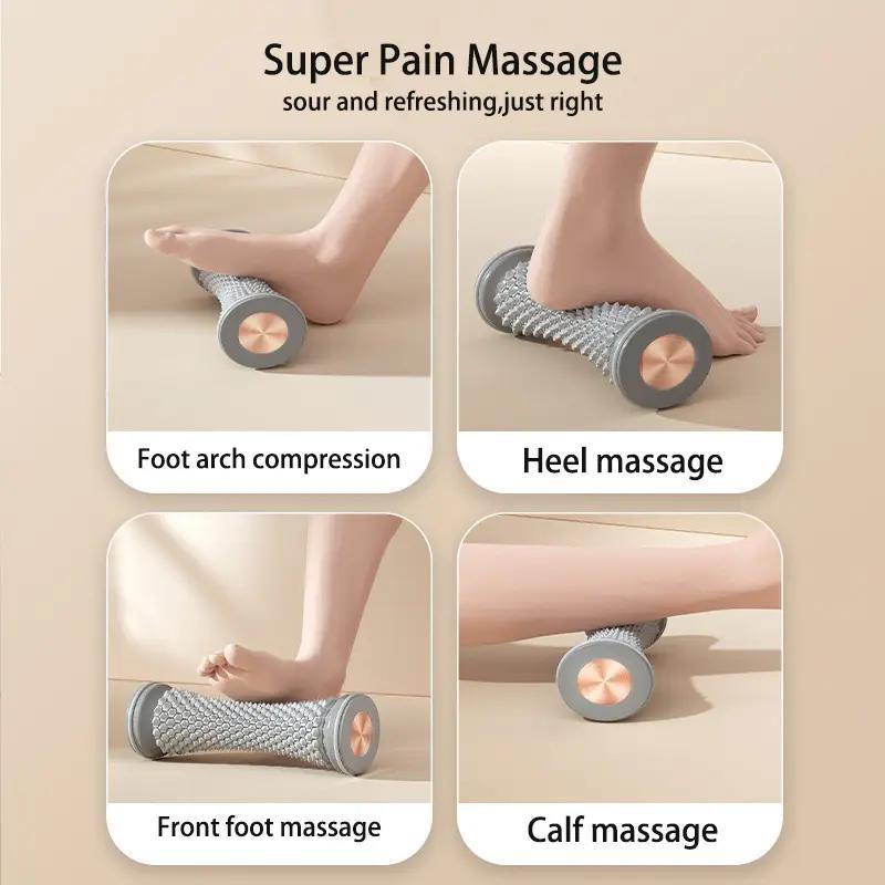 Manual Foot Massager, Foot Massage Roller, Muscle Roller Stick for Plantar Fasciitis Recovery and Tight Muscles Relax, Home Foot Care Tool, Christmas Gift