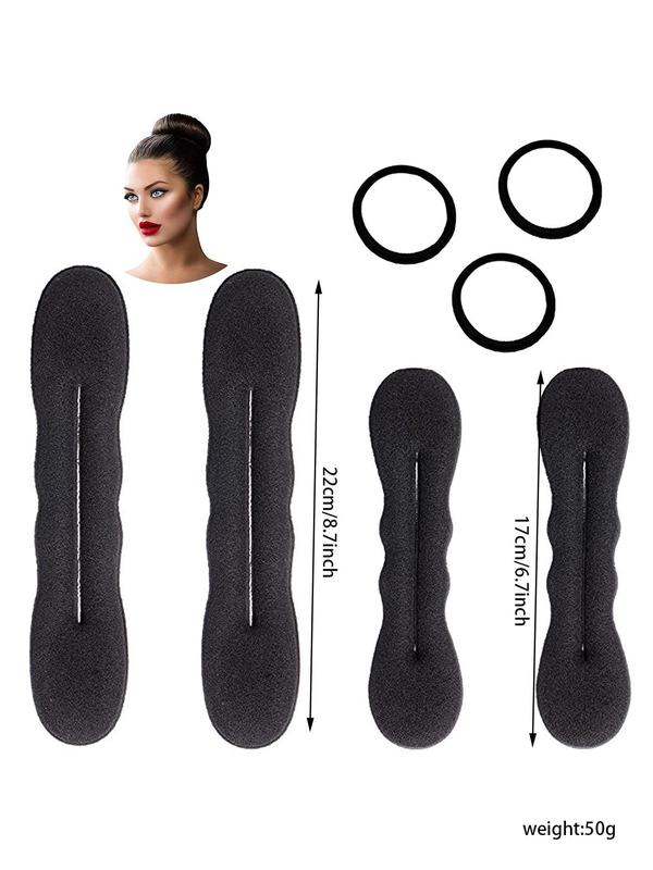 2024 New Style Hair Bun Maker, Foam Sponge Hair Bun Maker for Women and Girls, Strong Flexible Reusable Hair Bun Twister for Various Hairstyle Use