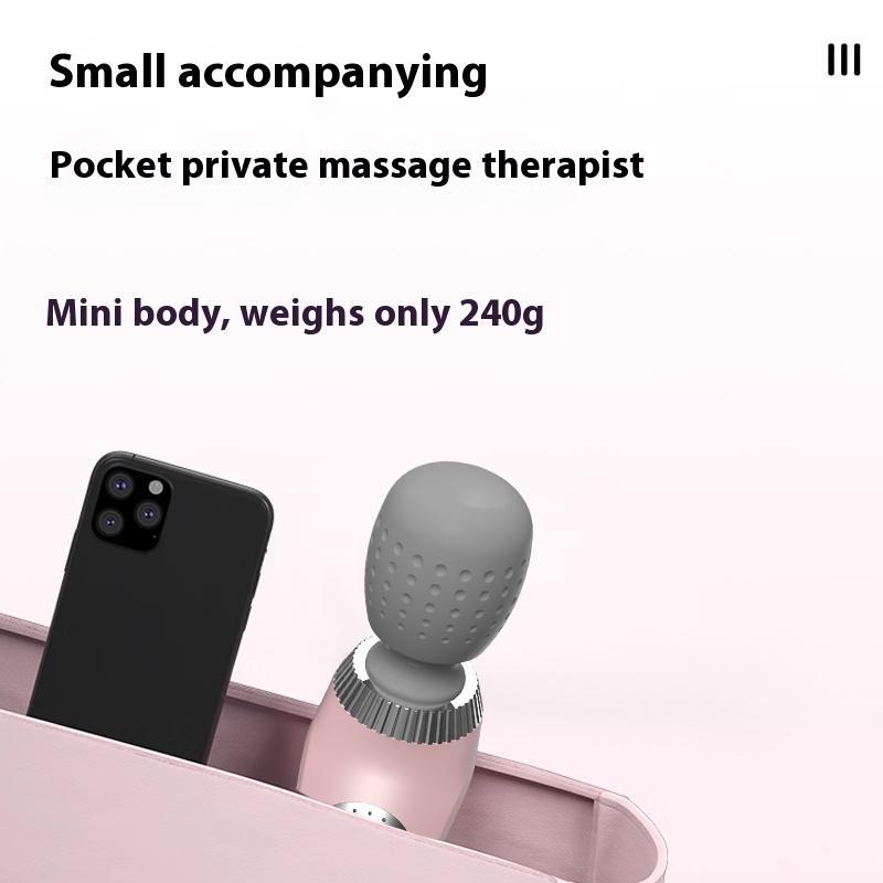 Portable USB Rechargeable Handheld Massager, 1 Box High Frequency Vibration Motor Massager, Muscle Relaxation Massager for Neck, Back, Legs, Waist, Christmas Gift