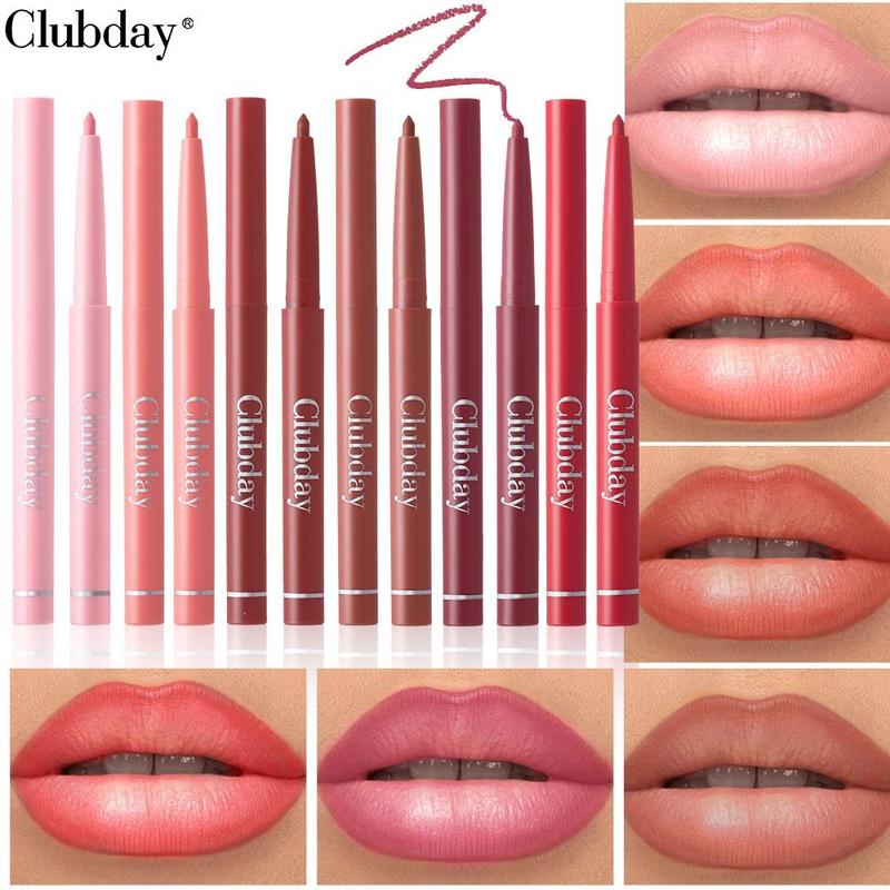 Lip Liner Set, 6 Counts Matte Nude Lip Liner, Creamy Texture Slim Lip Pencil, Suitable for Girls and Women All Occasions Lip Makeup