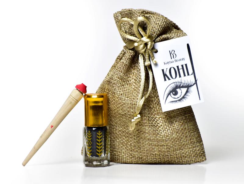 Moroccan Ithmid Kohl Set -100% Pure kohl Powder EyeLiner, Includes Orange Tree Applicator