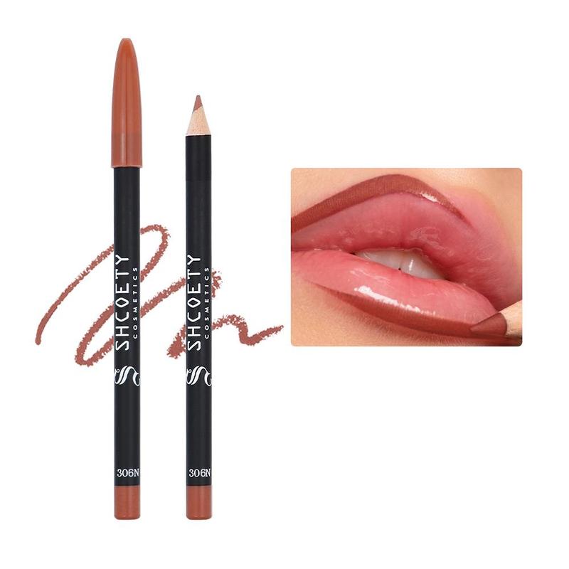 Matte Plumping Lip Liner, 1 Count Long Lasting Lip Liner Pencil, Sweat-proof Easy Coloring Lip Pen, Suitable for All Occasions Lip Makeup, Girls and Women Makeup Accessories