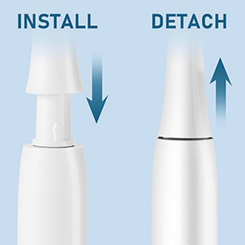 Electric Toothbrush Usb Rechargeable Toothbrush Dental Cleaning Tools For Adults With Two Brush Head For Home Outdoor Tourism Cleansing