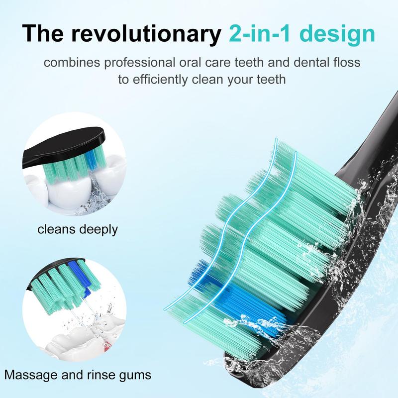 3 in 1 Rechargeable Water Jet Sonic Electric Toothbrush, 1 Box Teeth Cleaner, Toothbrush Water Jet Function, with Additional Brush Head