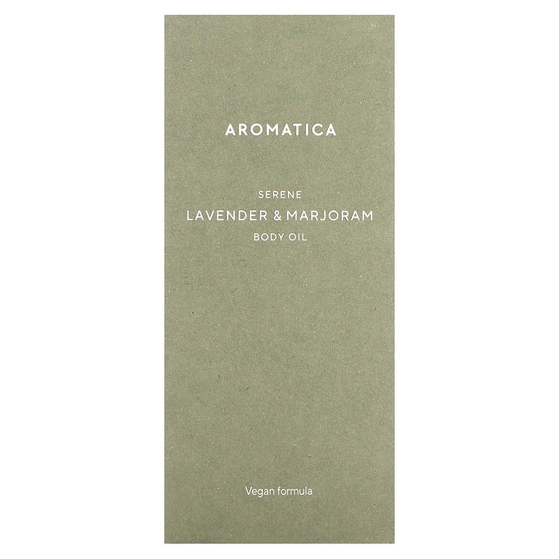 Aromatica Serene Lavender & Marjoram Body Oil, 3.3 fl oz (100 ml)