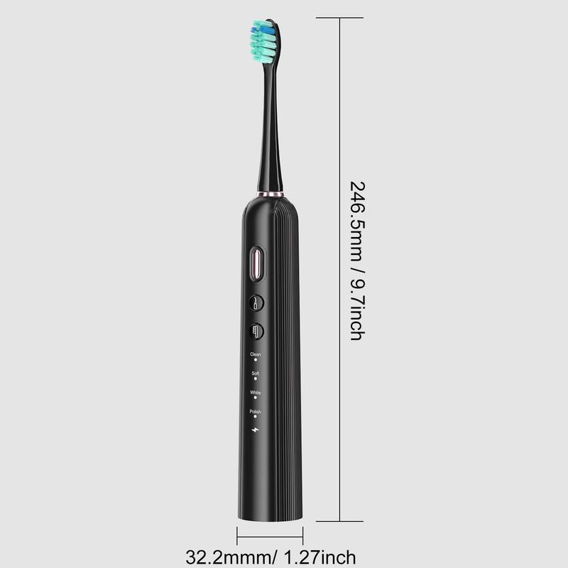 3 in 1 Rechargeable Water Jet Sonic Electric Toothbrush, 1 Box Teeth Cleaner, Toothbrush Water Jet Function, with Additional Brush Head