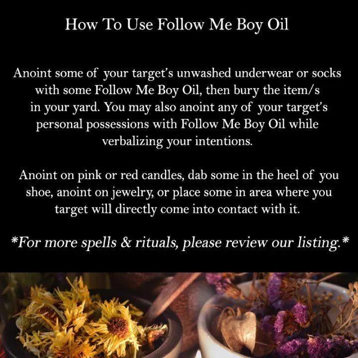 Follow Me Boy Oil