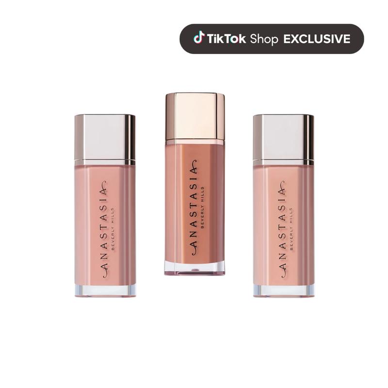 TikTok Shop Exclusive: Lip Velvet Trio - Best of Nudes (Pure Hollywood, Peachy Nude, Pink Sand)