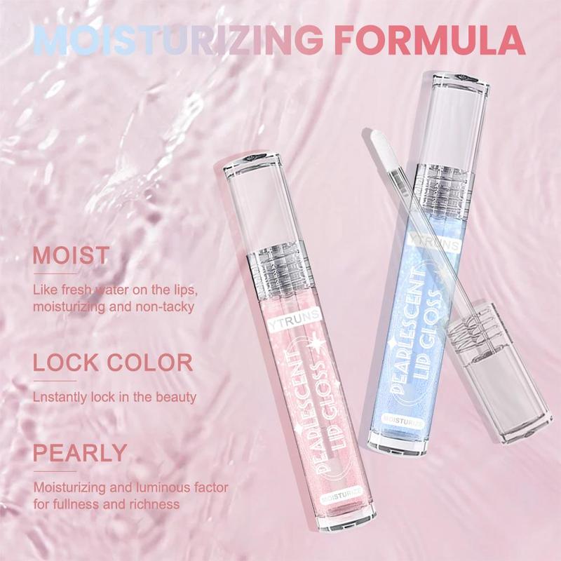 Long-lasting Lip Gloss, 1 Count Moisturizing Lip Glaze, Glossy Lip Glaze Stick, Plumping Lip Oil Lip Stick for Girls & Women