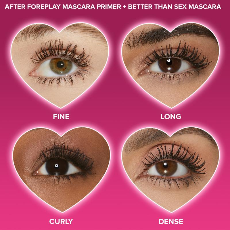 Too Faced Travel Size Better Than Sex Foreplay 24 hour Improved Mascara Wear Mascara Primer