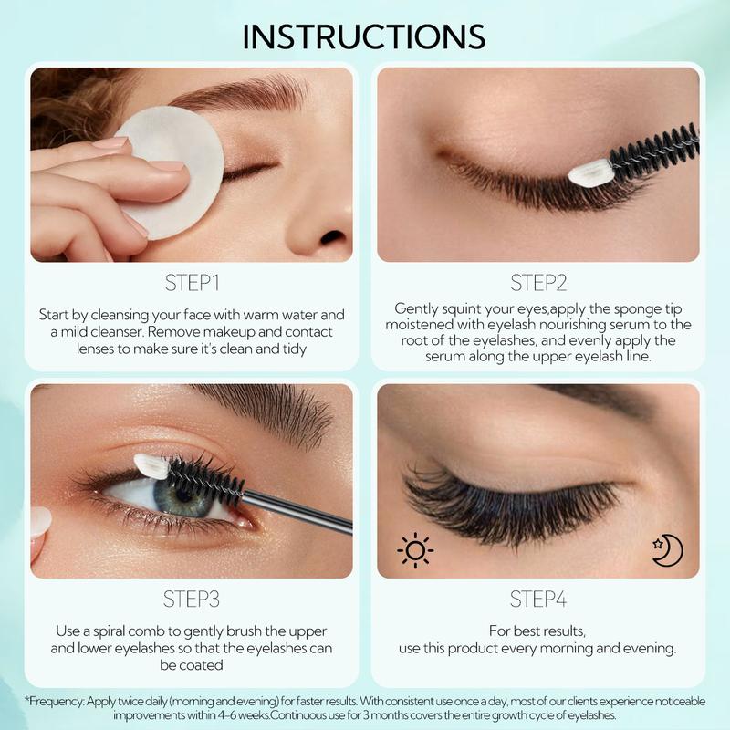 BREYLEE Eyelash Growth Serum New Eyelash Enhancer Longer Fuller Thicker Eyelash Extension Makeup 3 ml