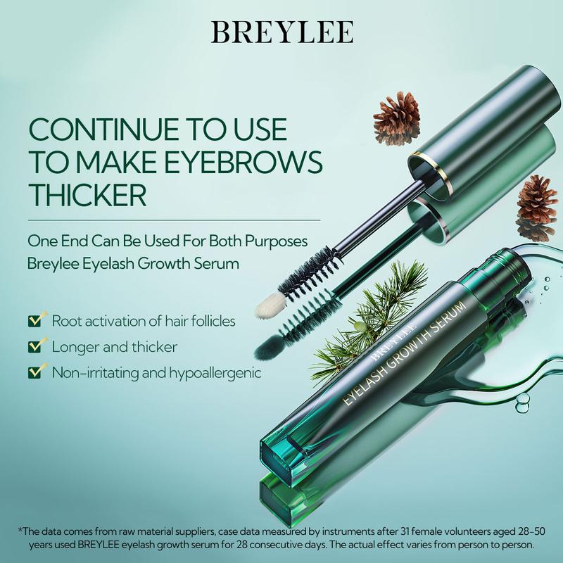 BREYLEE Eyelash Growth Serum New Eyelash Enhancer Longer Fuller Thicker Eyelash Extension Makeup 3 ml