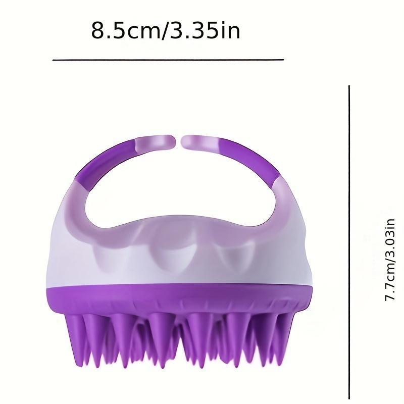 Hair Washing Massage Brush, Silicone Handheld Shampoo Comb, Hair Detailing Comb For Women & Men