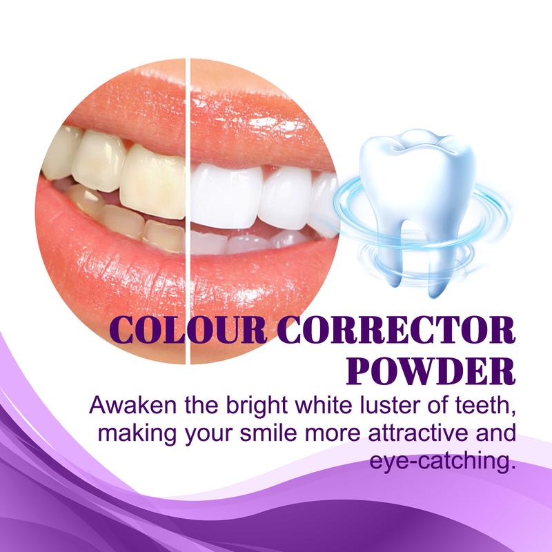 West&Month Tooth Brightening Powder, Fresh Breath, Tartar & Stain Cleanser Instant Teeth Brush Cleansing Oral Whitening