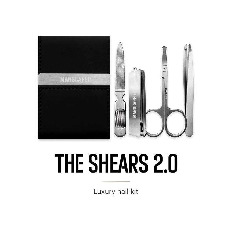 MANSCAPED® The Luxury Package 4.0 Includes: The Lawn Mower® 4.0 Electric Trimmer, The Shears 2.0 Nail Kit, Crop Preserver®, Deodorant, Body Wash, 2-IN-1 Shampoo & Conditioner, The Shed toiletry bag