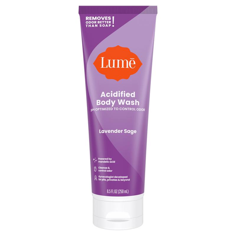 Lume Acidified Body Wash - Removes Odor Better Than Soap