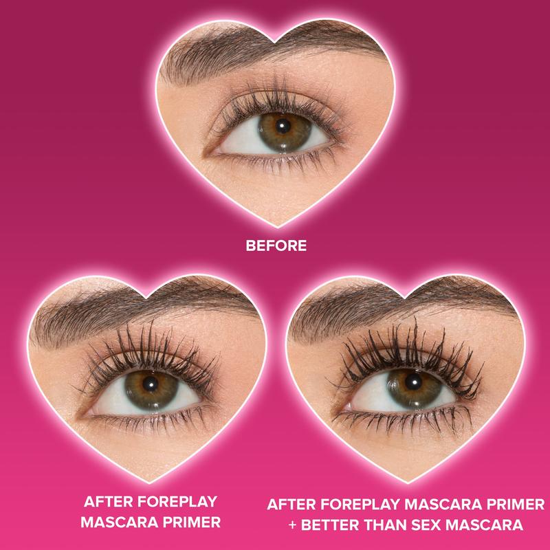 Too Faced Travel Size Better Than Sex Foreplay 24 hour Improved Mascara Wear Mascara Primer