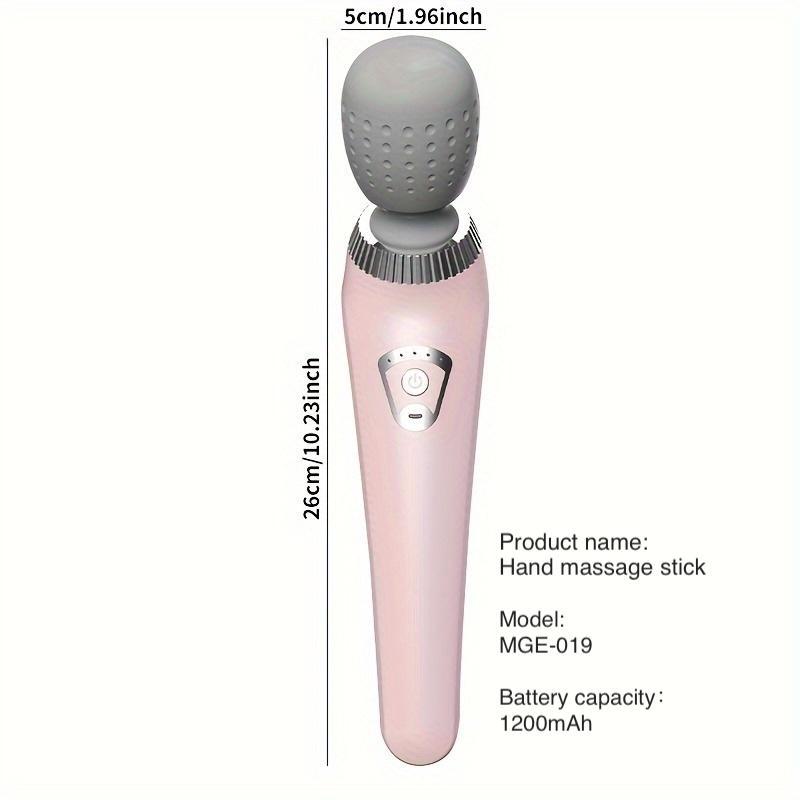 Portable USB Rechargeable Handheld Massager, 1 Box High Frequency Vibration Motor Massager, Muscle Relaxation Massager for Neck, Back, Legs, Waist, Christmas Gift