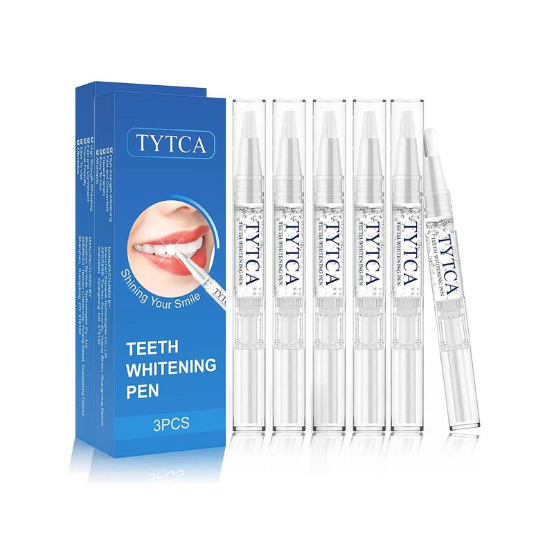 Teeth Pen Gel 6 PCS Effective Painless 30+ Uses No Sensitivity Fast Results Removes Years of Stains Enjoy Your Radiantly Gorgeous Smile Oral Whitening