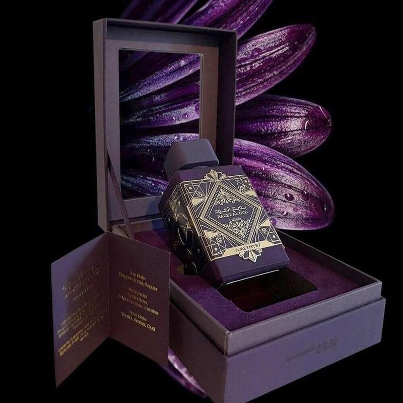 Badee Al Oud Amethyst Perfume by Lattafa 3.4oz (100ml) Eau de Parfum EDP For Unisex Cologne Scented