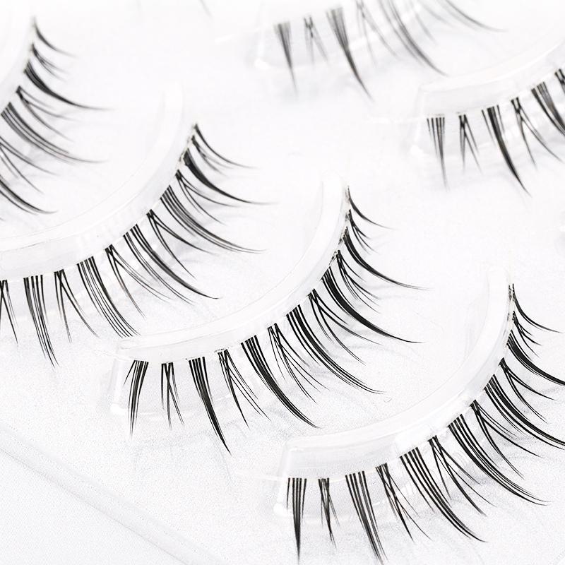 5 Pairs Natural False Eyelashes, Lightweight and Comfortable Reusable Eye Makeup Strip Lashes, Eye Makeup Product for Women and Girls, Christmas, Christmas Gift