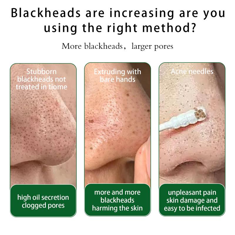 CoolWell Blackhead Nose Pore Patches, Deep Cleansing Oil Control Nasal Mask, Skin-Clearing all Skin Types New Skin-Friendly Technology Skincare nosestrips