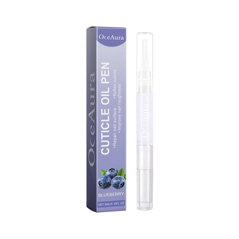 Blueberry Extract Nail Care Oil, Moisturized Nail Cuticle Oil, Manicure Nail Skin Edge Care Product For Women & Men