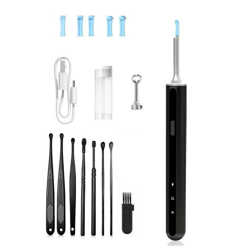 Wireless Visual Ear Pick, USB Rechargeable Ear Wax Removal Tool with Camera & Ear Pick Set, Easy and Safe Earwax Removal Kit