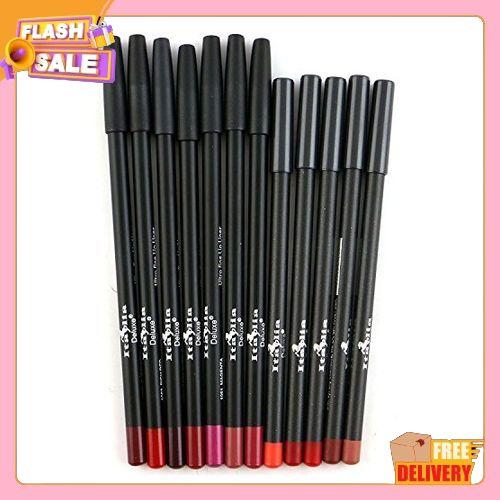 12pc Italia Deluxe Ultra Fine Lip Liner set of 12 color