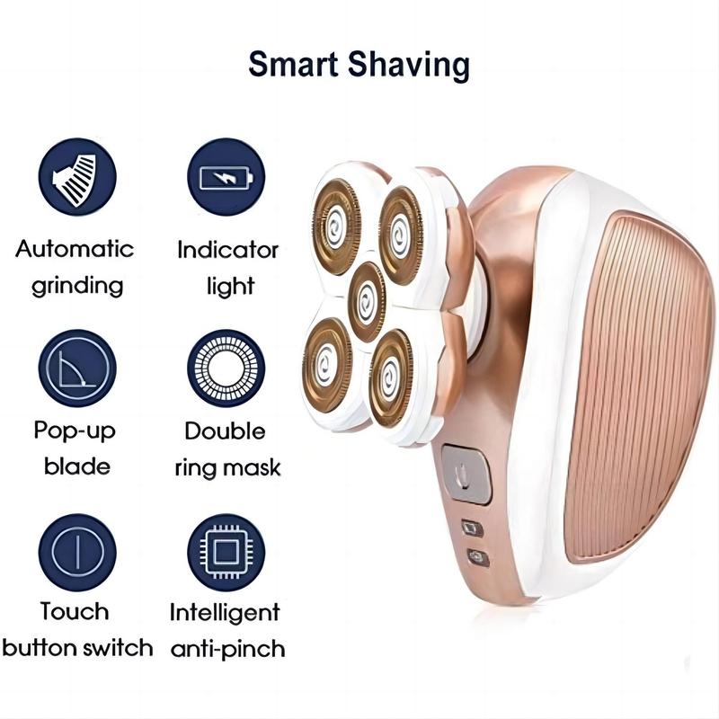 Detachable Electric Shaver, Multi-functional Portable Rechargeable Razor, Pocket Type Outdoor Smart Shaver