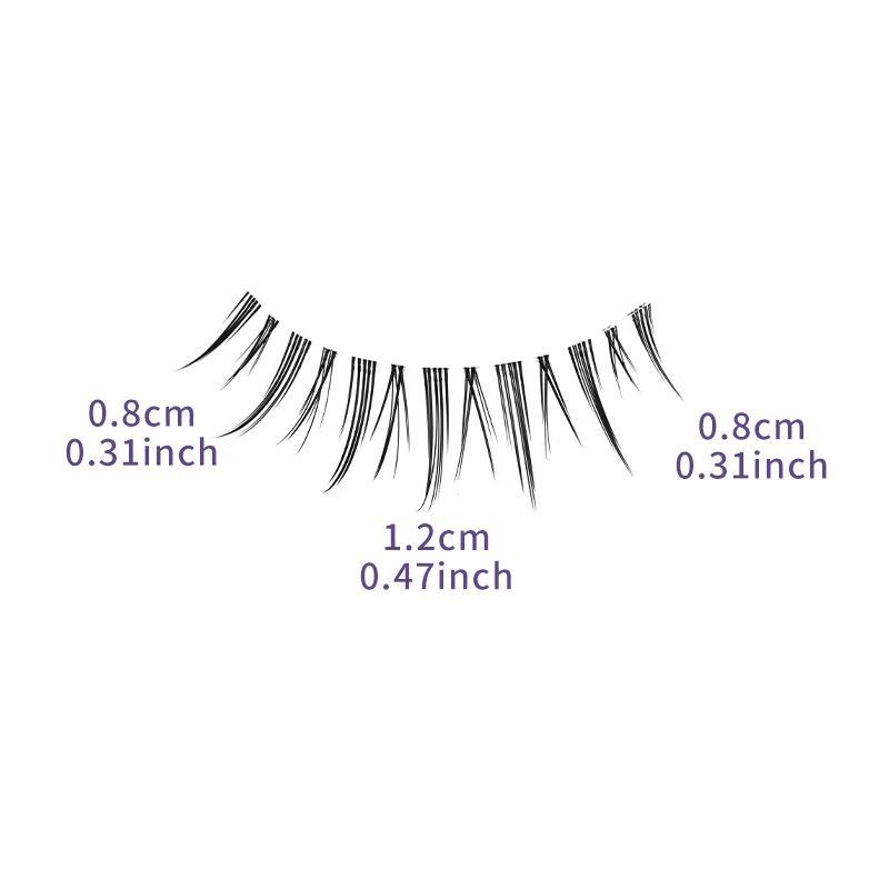 5 Pairs Natural False Eyelashes, Lightweight and Comfortable Reusable Eye Makeup Strip Lashes, Eye Makeup Product for Women and Girls, Christmas, Christmas Gift