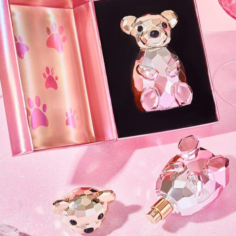 Bear Design Perfume, Cute Cartoon Bear Design Spray, Long Lasting Fragrance for Women & Girls, Gift for Girlfriend, Fragrance Mist, Midnight Shimmer, Fall Gift, Fragrances