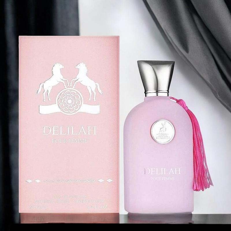 Maison Alhambra Delilah Women's Fragrance - 3.4 oz (100ml) - Rosey and Fruity - Long-Lasting Fragrance