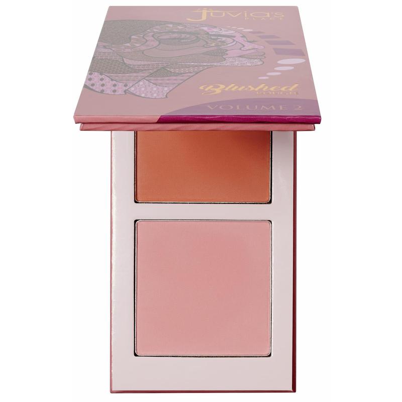 Juvia's Place Blushed Duo Face Powder Blush Makeup Peach