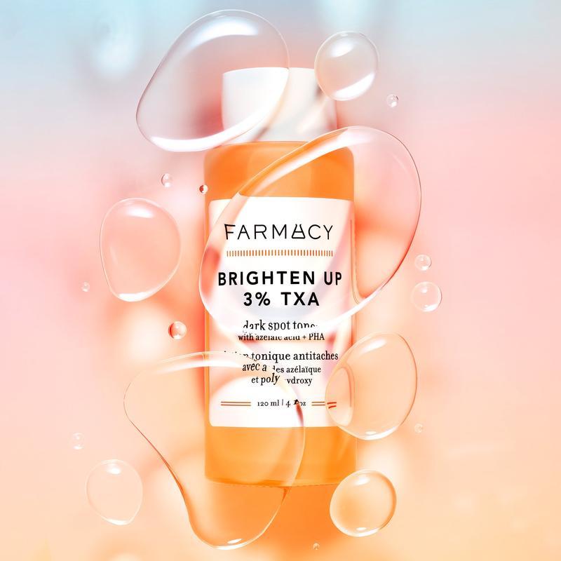 Farmacy 3% TXA Brightening Toner for Face - Powerful Dark Spot Corrector & Face Toner with Azelaic Acid & PHA - 120 ml