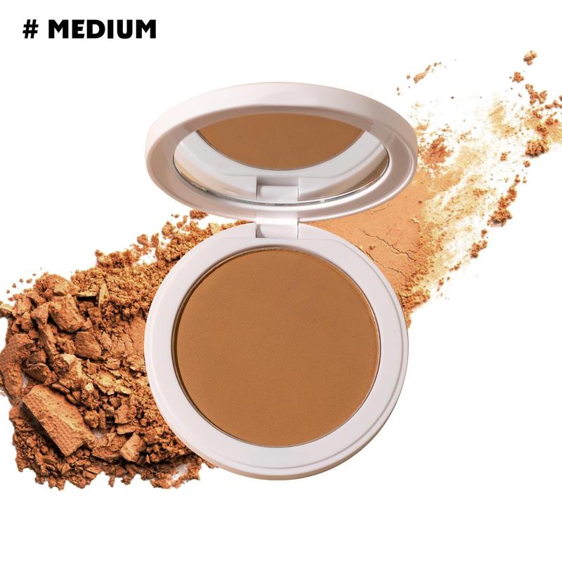 Long Lasting Matte Bronzer Powder, Lightweight Blendable Bronzer, Highlighter, Professional Cosmetic Product for Women & Girls