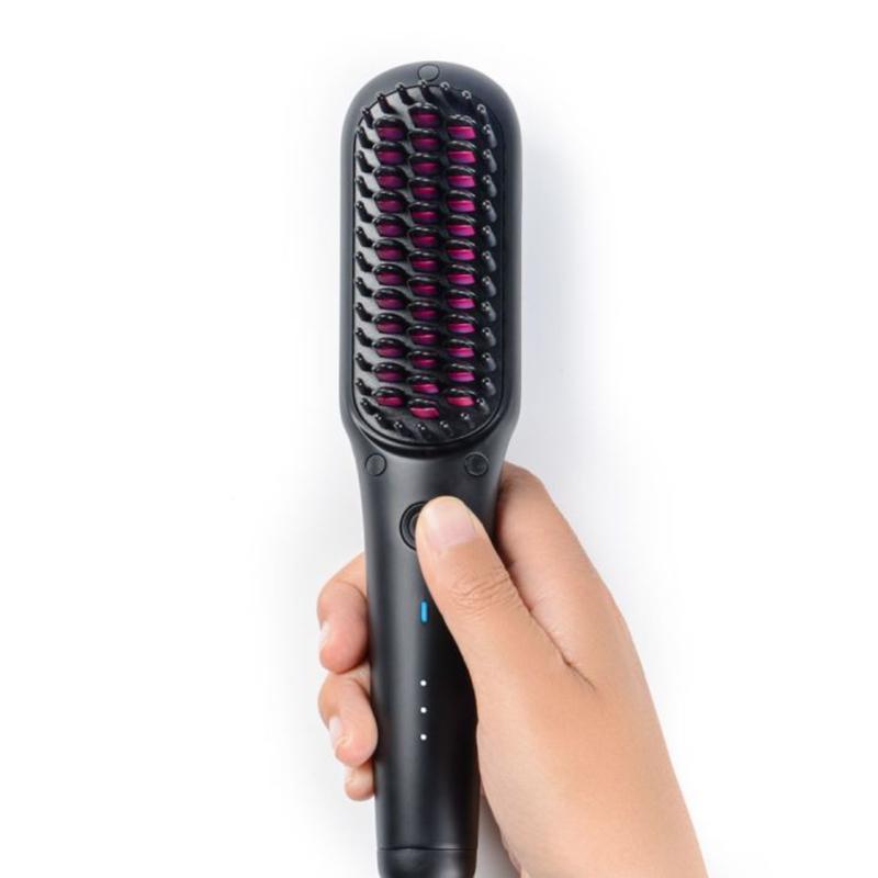 TYMO iONIC MINI-Hair Straightener Brush - Lightweight and Comfortable comfortable handle muk  straightener