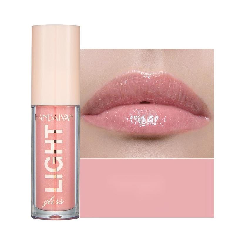 Portable Shiny Lip Gloss, Long Lasting Lip Gloss, Tinted Moisturizing Liquid Lip Balm Hydrating Glossy Lip Glaze Stick, Lip Maximizer Lip Care Lipstick