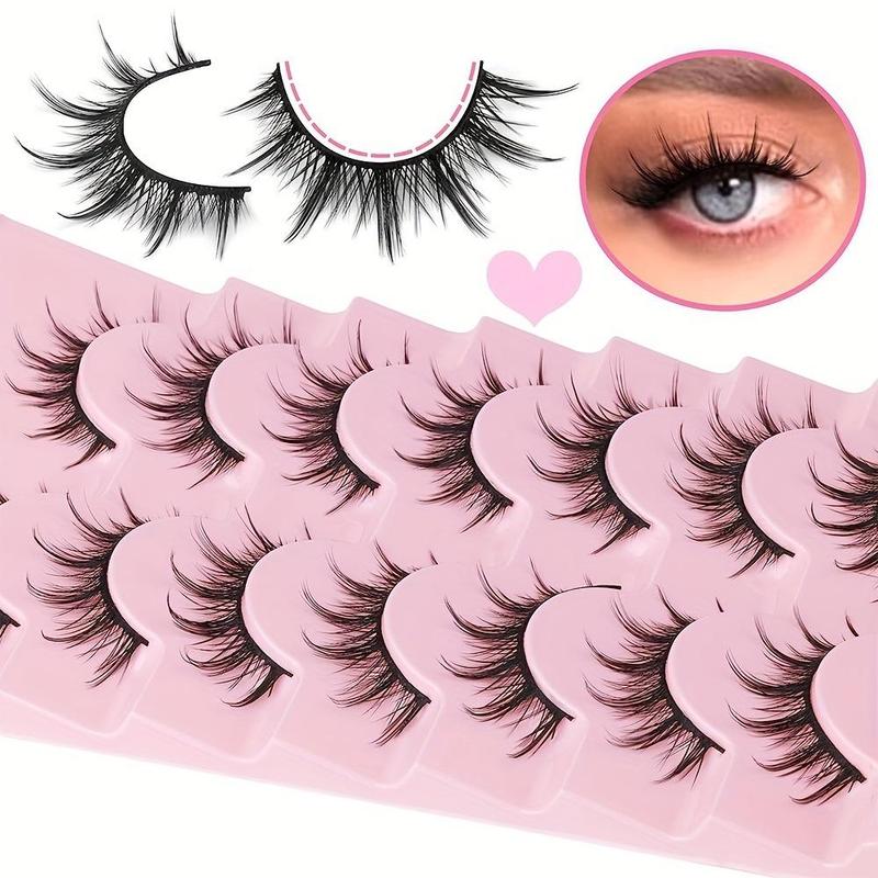 3d Volume False Eyelashes Kit, Lash Extensions Kit, Music Festival Makeup Products, Natural Fake Lashes, Reusable Cosmetic Eyelash Extensions Kit, Makeup Thick Eyelashes for Women, Summer Gifts for Her, Christmas Gift