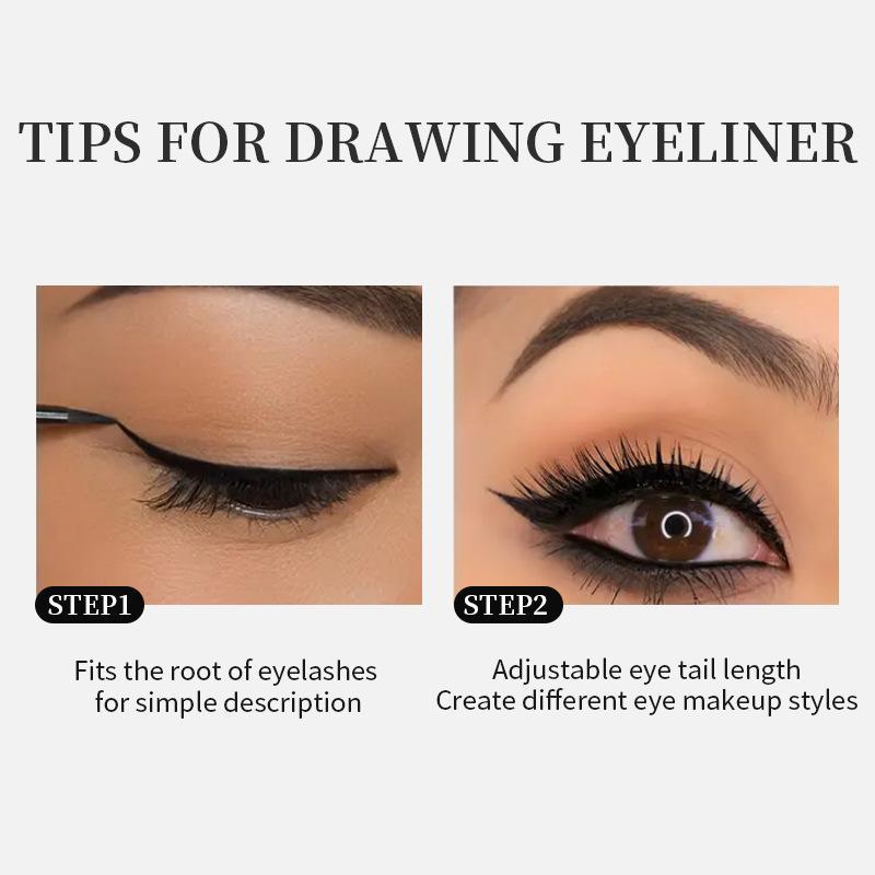 Waterproof Precision Liquid Eyeliner, Quick Drying Formula Eye Makeup Products For All Occasions