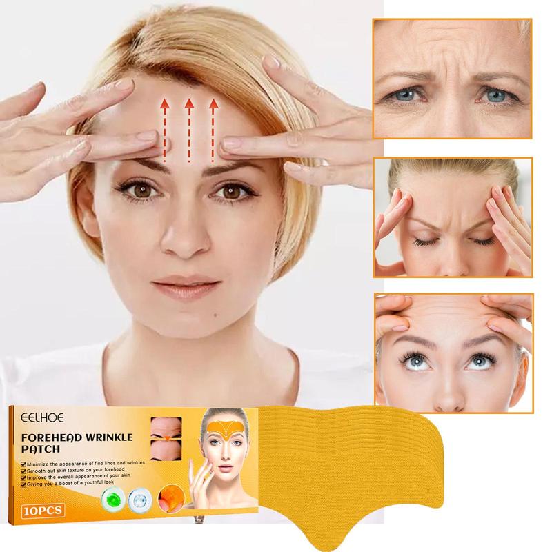 Smooth Forehead Patch, 10pcs box Hydrating Forehead Care Patch for Improving Skin Elasticity, Multi-use Facial Skin Care Products