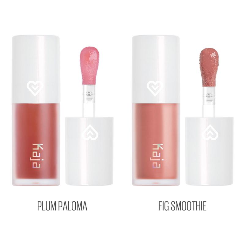 KAJA - Extra Juicy Set - Juicy Glass Lip Oil Duo - JUMBO SIZE - Hydrating and Plumping - Non-Sticky and Smooth - Fruit-Infused Formulas Gloss Lipgloss