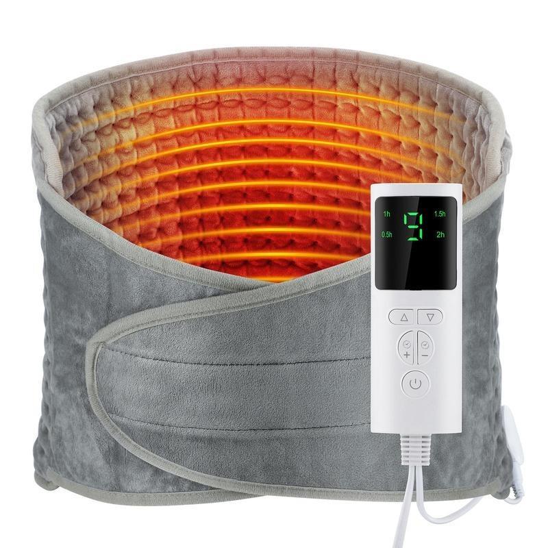 Electric Waist Warmer Heating Pad, 9 Heat Level Timer Warm Body Warming Massager, Multi-use Massager for Home Office Use