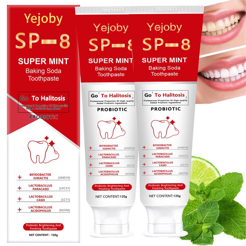 (3 Counts only 19.99$) SP-8 PROBIOTIC WHITENING Toothpaste rich in many probiotics Effective Tooth Cleaning and Oral Health Management,Effect is better than SP-6 and SP-7,SP-8 SP-6 SP-4 sp-8 sp-6 sp-4 sp8 sp6 sp4