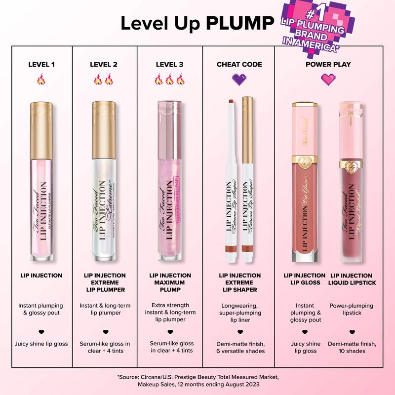 Too Faced Lip Injection Power Plumping Hydrating Nourishing Liquid Lip Balm