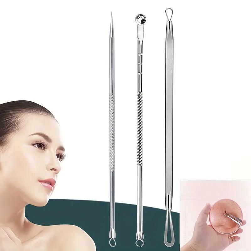 Blackhead Remover Kit, 1 Box Professional Blackhead Pimple Remover Kit, Facial Pimple & Blackhead Remover Tool, Makeup Tools